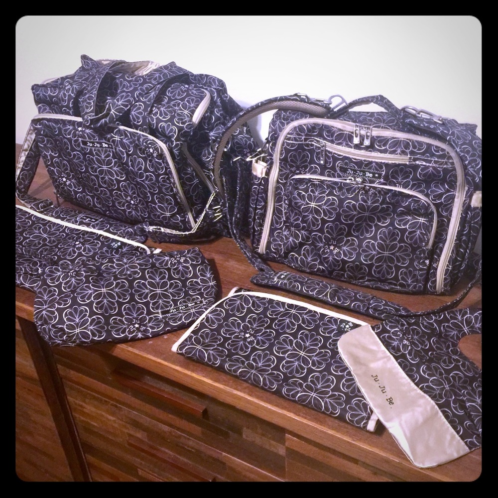 SOLD.  Huge JuJuBe Diaper Bag Bundle!